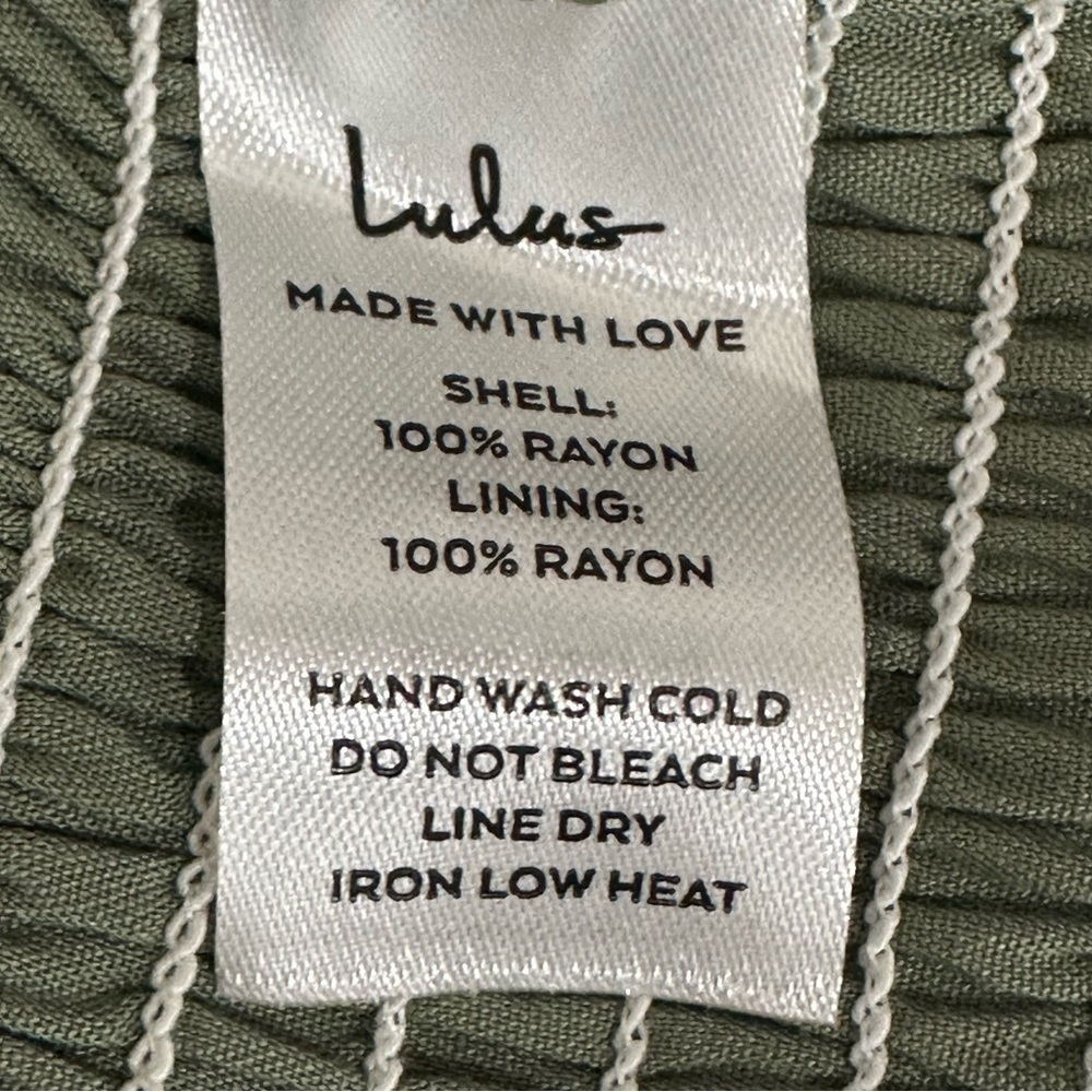 Lulus Budding Budding Palette Green Floral Smocked Halter Mini Dress - Picture 8 of 9